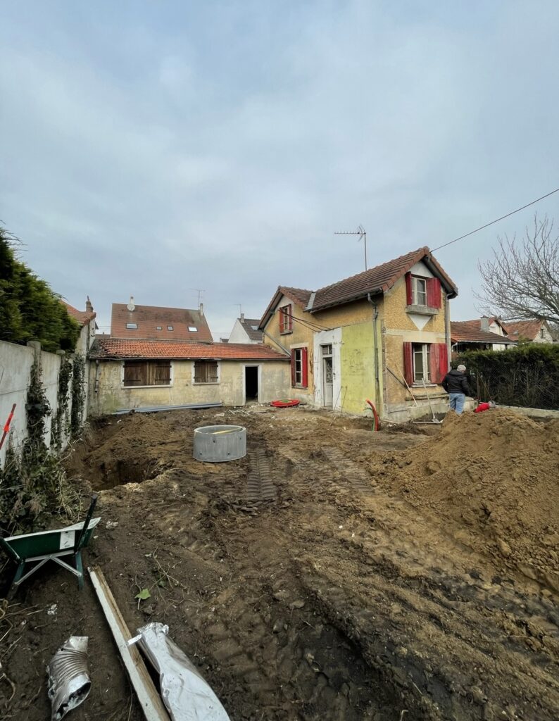 Transformation d'une maison en Seine-et-Marne (77)